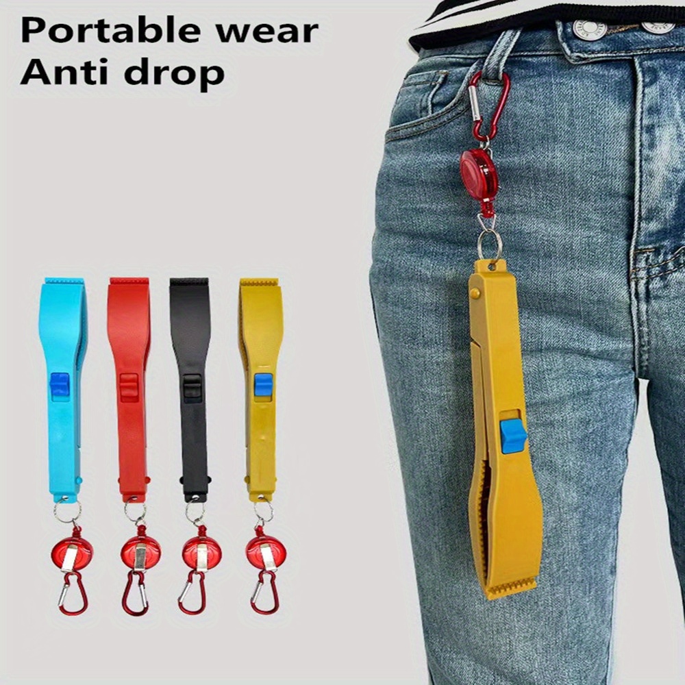 Fishing Line Cutter - สีสุ่มมัลติฟังก์ชั่ตกปลาปลาคลิป Hand Controller Tackle เครื่องมือ Body