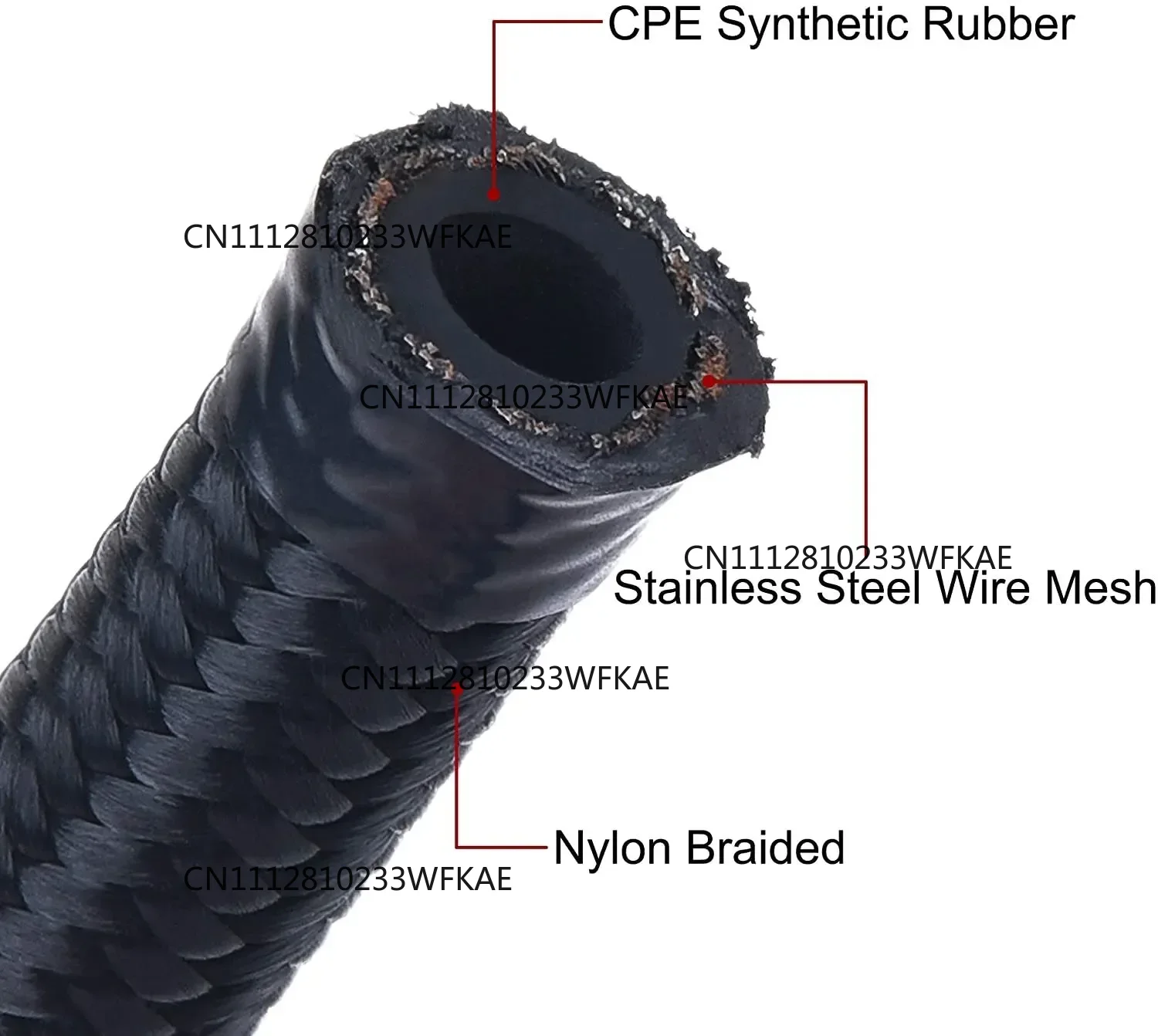 ท่อน้ำมันเชื้อเพลิง 1M 3M 5M ท - Braided Line บทวิจารณ์และราคา