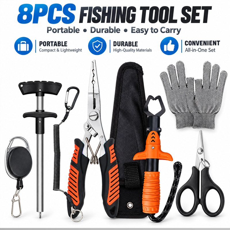 ชุดคีมตกปลาอเนกประสงค์ระดับมือ - Fishing Line Cutter บทวิจารณ์และราคา